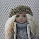 Snow. Textile interior doll. art doll. Dolls. Diana Oparina. Collectible dolls. My Livemaster. Фото №6
