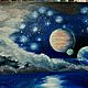Заказать Картина маслом "Космос". TatianaGrafova. Ярмарка Мастеров. . Картины Фото №3