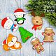 Christmas decorations out of felt. Collection 'Winter's tale', Christmas decorations, Chekhov,  Фото №1