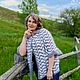Пончо - кардиган оверсайз , пелерина " Леди Осень ". Пончо. Наталья  Пуховая Мастерская (puhovyiy-master). Ярмарка Мастеров.  Фото №15