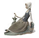 Винтаж: Фарфоровая фигура "Пастушка с голубем". Lladro, Предметы интерьера винтажные, Москва,  Фото №1