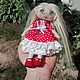Текстильная кукла. Блондиночка. Куклы и пупсы. Козич Наташа (kozichnata). Интернет-магазин Ярмарка Мастеров.  Фото №2