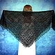 Order Black shawl. Oksana (superplatok). Livemaster. . Shawls Фото №3
