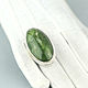 Ring with green opal. Silver. Rings. Author Jewelry from natural stones. My Livemaster. Фото №4