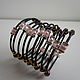 Pulsera de mano con cuentas Y cuentas espiral TIEMPO joyería. Bead bracelet. Juliya Laborera. My Livemaster. Фото №6
