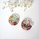 Transparent Buttons are Handmade from Resin Frozen Summer. Buttons. WonderLand. My Livemaster. Фото №11