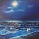  Moonlit night. canvas 50 by 60 cm. Pictures. Svetiten. Online shopping on My Livemaster.  Фото №2