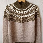 Женский пуловер из королевской бэби альпаки
