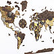 Деревянная карта мира. Карты мира. CreedMaps. Ярмарка Мастеров.  Фото №4