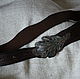 Belt leather 'Oak leaf'. Belt. Stinna freeform (stinna). Online shopping on My Livemaster.  Фото №2