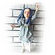 На заказ: Марионетка кукла на 6-нитях Мальвина, Кукольный театр, Москва,  Фото №1