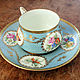 Painted porcelain. A couple of tea ' Morning dew'. Single Tea Sets. Frida Gots. My Livemaster. Фото №6