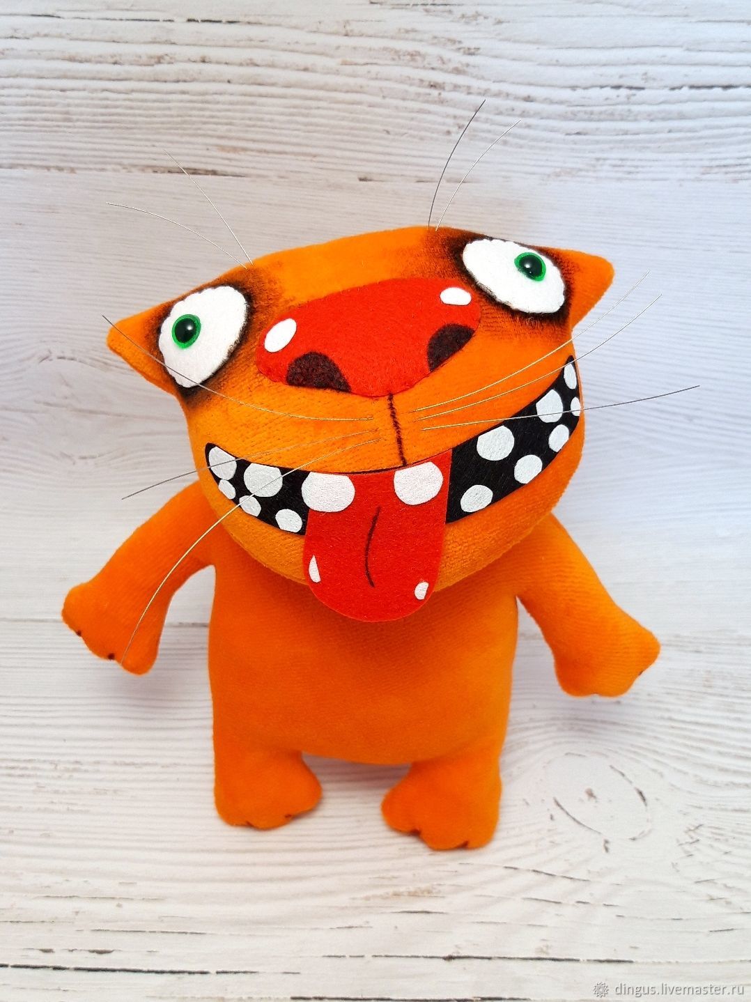 red cat stuffed animal