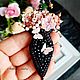 Заказать Брошь "Зонтик". Анжела Дреева (angelika_jewelry). Ярмарка Мастеров. . Брошь-булавка Фото №3