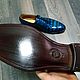 Order Derby made of genuine crocodile leather, in turquoise color, under the order!. SHOES&BAGS. Livemaster. . Derby Фото №3
