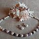 Ожерелье "Шахерезада". Жемчуг Shell Pearl, Гранат, Аметист. Колье. Tatyana's Jewelry for the soul. Ярмарка Мастеров.  Фото №4