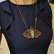 Колье "О, Бабочка, воздушное создание...". Колье. Ирина Михолап (kvaromnis). Ярмарка Мастеров.  Фото №5