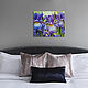 Painting 'Purple irises' oil on canvas 50h60 cm. Pictures. vestnikova. My Livemaster. Фото №6