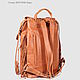 Рюкзак кожаный женский «Dune». Рюкзаки. Crazy RHYTHM bags & jackets (tp-handmade). Ярмарка Мастеров.  Фото №6