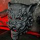 Японская маска Комаину: Каменная маска кота. Маски интерьерные. Workshop_RS. Интернет-магазин Ярмарка Мастеров.  Фото №2