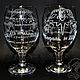 Order THE KING AND THE CLOWN. A couple of beer glasses. ArtGraving. Livemaster. . Wine Glasses Фото №3
