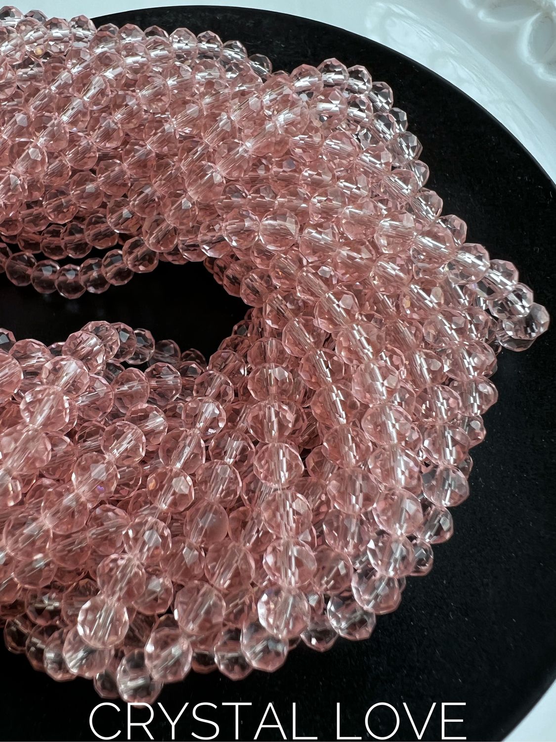 Стеклянные бусины 4 мм Pink купить в интернет-магазине Ярмарка Мастеров ...