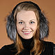 Ear-muffs of Fox and Karakul. Fur headphones. Fur495. Online shopping on My Livemaster.  Фото №2