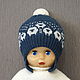 Children's hat of wool blend yarn ' Lambs'. Caps. MayaNice. Online shopping on My Livemaster.  Фото №2