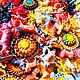 Ван Гог Подсолнухи. Арт объект из игрушек. Картина коллаж. Картины. Онлайн магазин картин ДОМ СОЛНЦА. Ярмарка Мастеров.  Фото №6