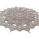 Napkin three-dimensional relief openwork crochet. Doilies. From Siberia with love. Online shopping on My Livemaster.  Фото №2