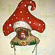 Сказочный текстильный домик-мухоморчик,handmade, Куклы и пупсы, Королев,  Фото №1