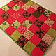 Patchwork Christmas Mat for gifts, Christmas decorations, Moscow,  Фото №1