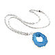 Druse pendant 'Blue Sea' blue pendant on a chain stylish. Pendants. Irina Moro. Online shopping on My Livemaster.  Фото №2