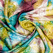 Аксессуары handmade. Livemaster - original item Silk handkerchief 