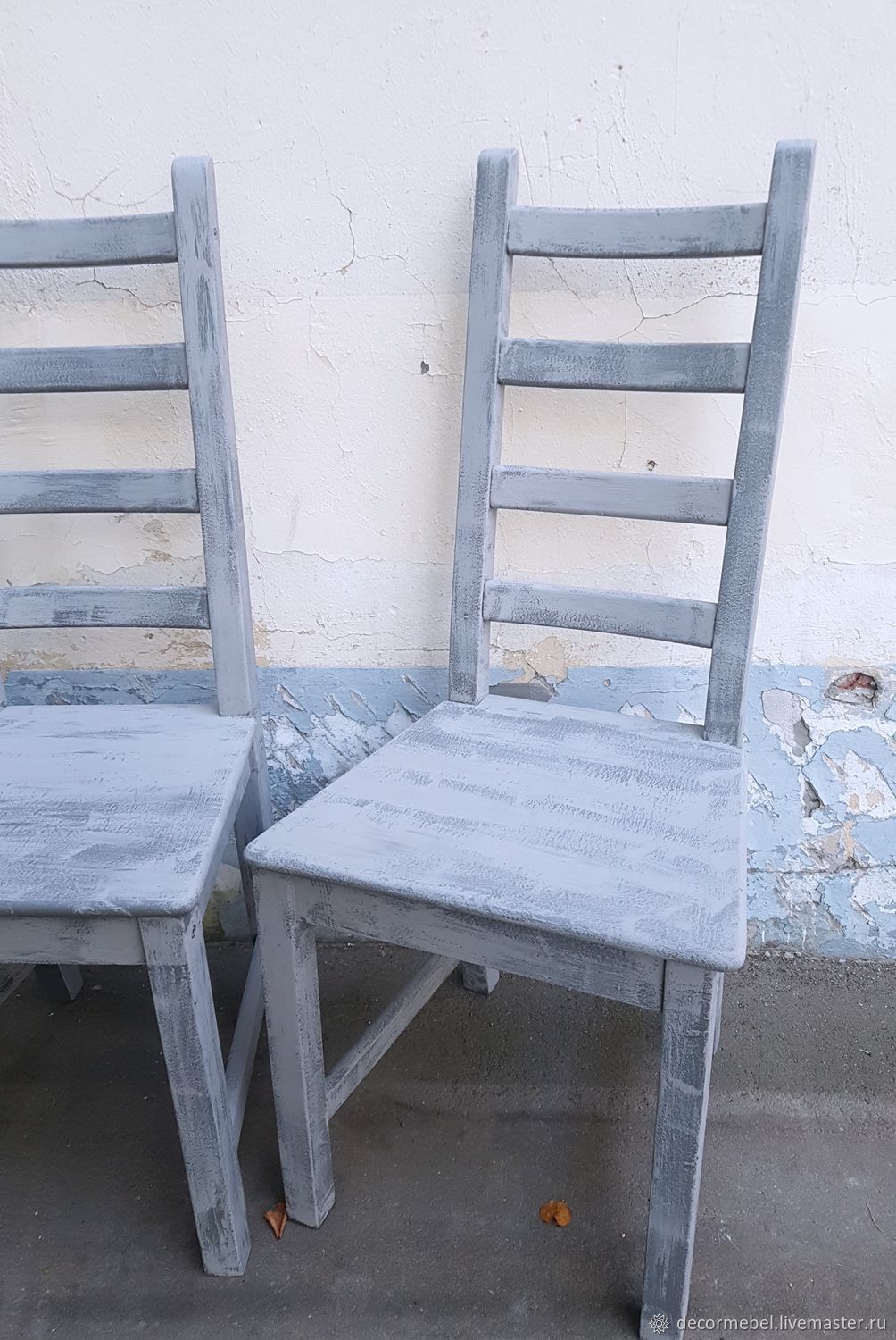 перекраска стула в белый цвет