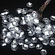 Sequins flowers 8 mm White pearl glitter 2 g, Sequins, Solikamsk,  Фото №1
