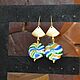 Earrings made of Murano glass 'Galaxy'. Earrings. Olga Lado. Online shopping on My Livemaster.  Фото №2