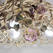 Для дома и интерьера handmade. Livemaster - original item Purple haze - the chandelier in the boudoir style. Handmade.