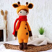 Куклы и игрушки handmade. Livemaster - original item Doll of Lalalala in a Giraffe in explanation Lalylala. Handmade.