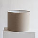 Cylindrical lampshade made of natural linen (30*30*25). Lampshades. Hill & Mill. My Livemaster. Фото №4