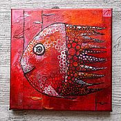 Картины и панно handmade. Livemaster - original item The Picture Fish. Handmade.