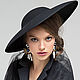 Wide-brimmed hat in the style of Dior. Hats1. Exclusive HATS. LANA ANISIMOVA.. My Livemaster. Фото №5