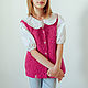 Жилет букле вязаный детский с V-вырезом. Жилет. VA kids knitwear. Ярмарка Мастеров.  Фото №5
