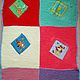 Patchwork knitted plaid for a newborn. Baby blankets. Petelka. My Livemaster. Фото №4