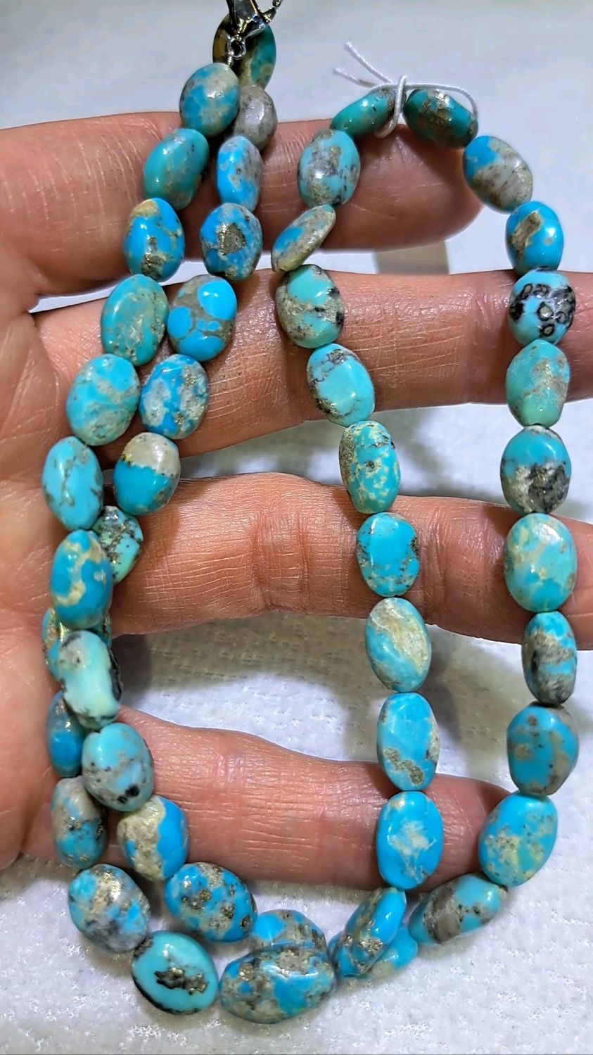 Бирюза аризонская. в интернет-магазине на Ярмарке Мастеров | Бусы ...
