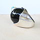 Ring with black enamel and turquoise made of 925 SER0007 silver. Rings. Sunny Silver. My Livemaster. Фото №4
