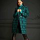 Coat ' turquoise Rhapsody'. Coats. Alexandra Maiskaya. My Livemaster. Фото №6