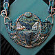 "Towards Antarctica"  колье. Колье. Julia Chernopazova Art Jewelry. Интернет-магазин Ярмарка Мастеров.  Фото №2