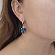 Серьги «Calypso». Серьги классические. Olga Kokina_jewelry. Ярмарка Мастеров.  Фото №5