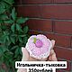 Игольница тыковка с декором из полимерной глины, Игольницы, Пушкино,  Фото №1